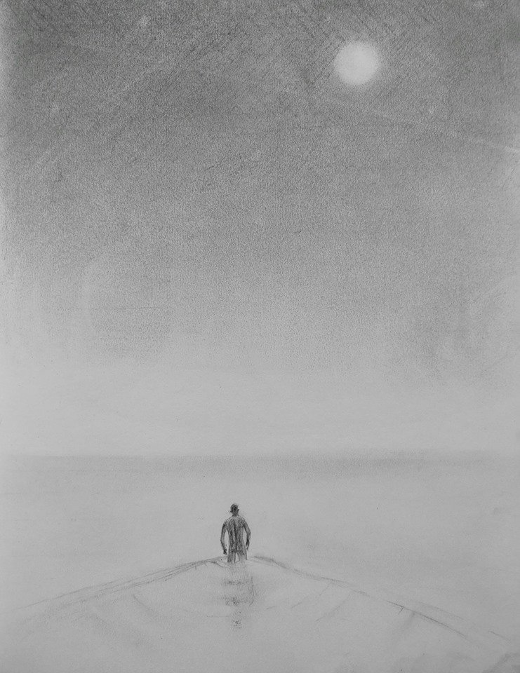 Figure in mist